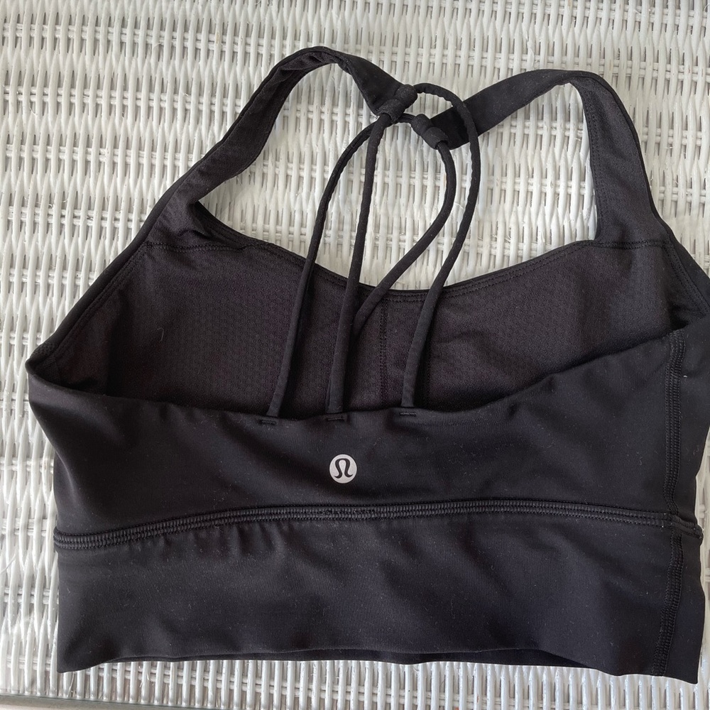Lululemon Light Support Black Sports Bra